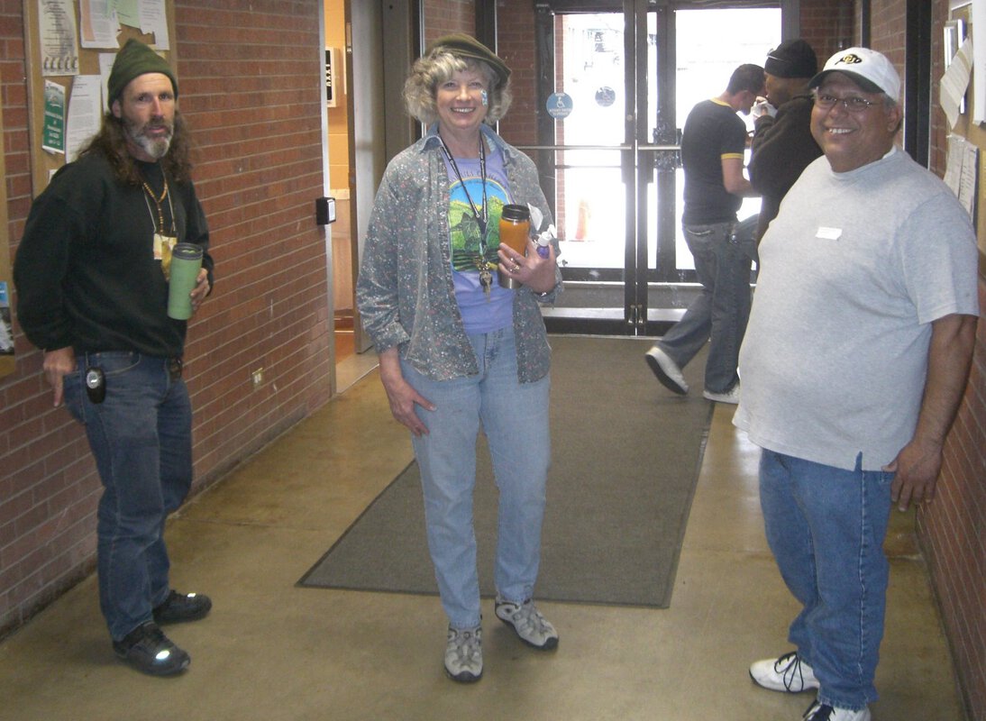 Still smiling at the end of the day.