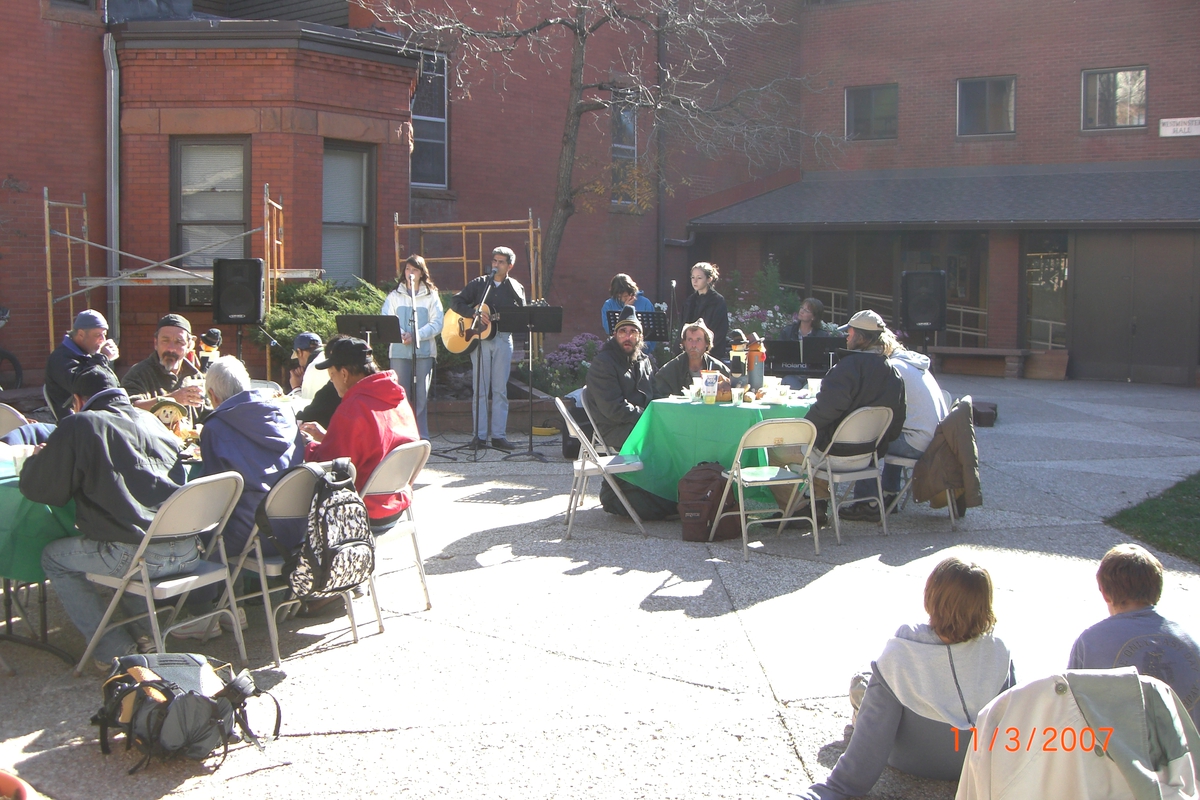 North Courtyard of First Pres