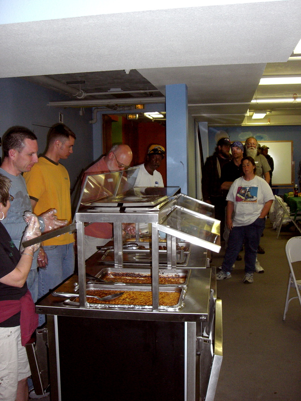 Nearly ready to start serving.